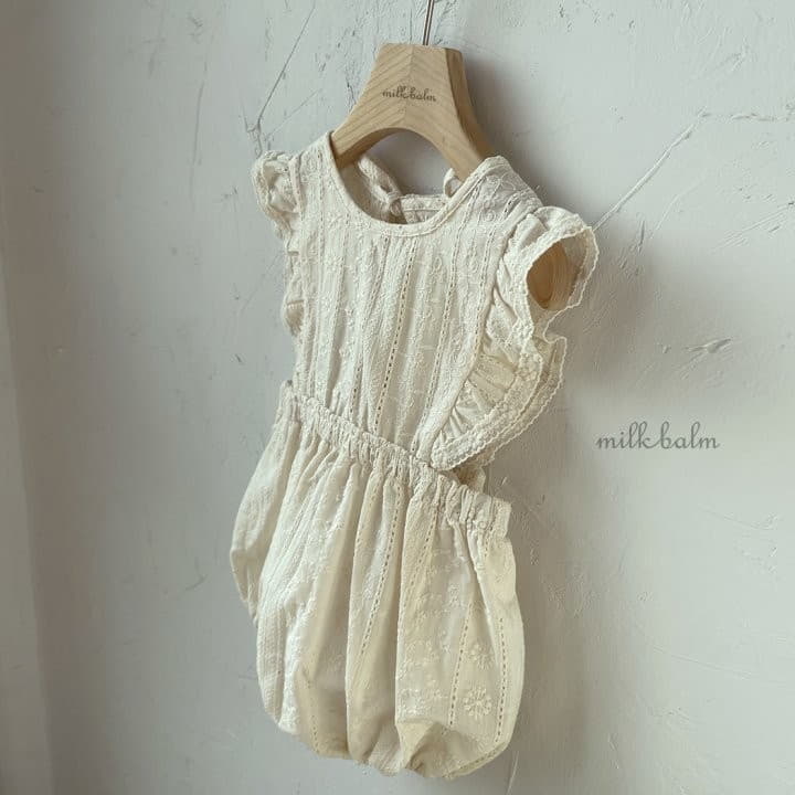 Milk Balm - Korean Baby Fashion - #onlinebabyboutique - Daisy Frill Bodysuit - 10