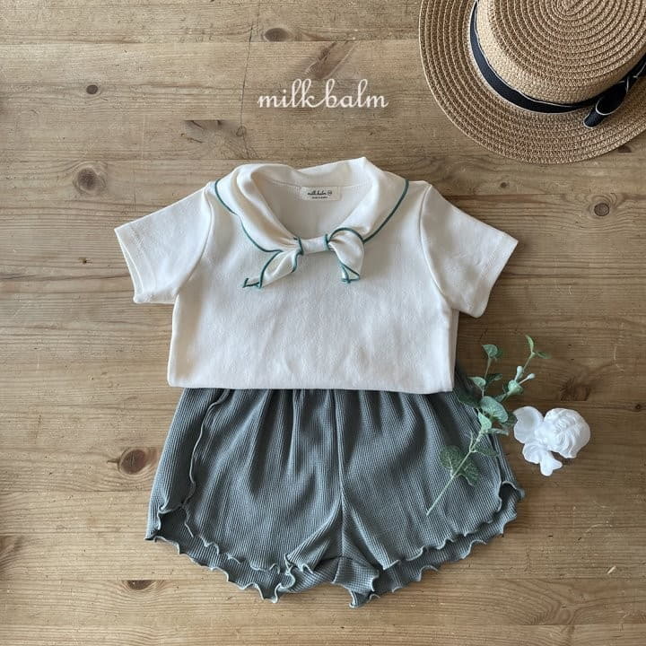 Milk Balm - Korean Children Fashion - #childofig - Hazle Short Sleeves Tee - 8