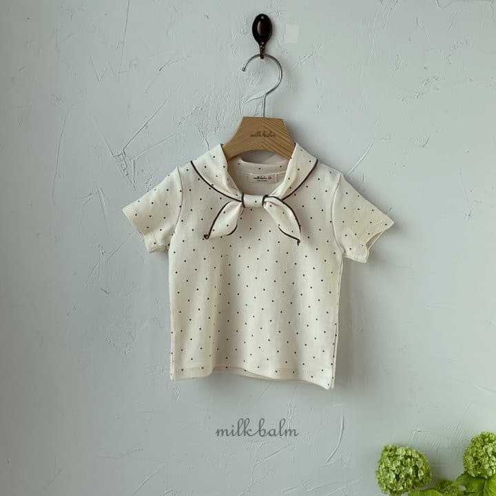 Milk Balm - Korean Children Fashion - #designkidswear - Hazle Short Sleeves Tee - 10