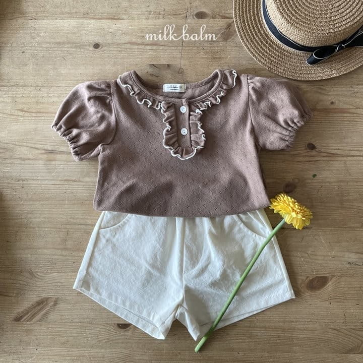 Milk Balm - Korean Children Fashion - #discoveringself - Rosely Frill Tee - 10