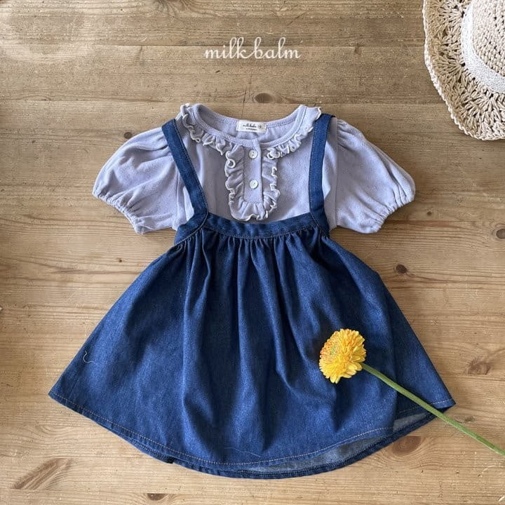 Milk Balm - Korean Children Fashion - #fashionkids - Rosely Frill Tee - 11