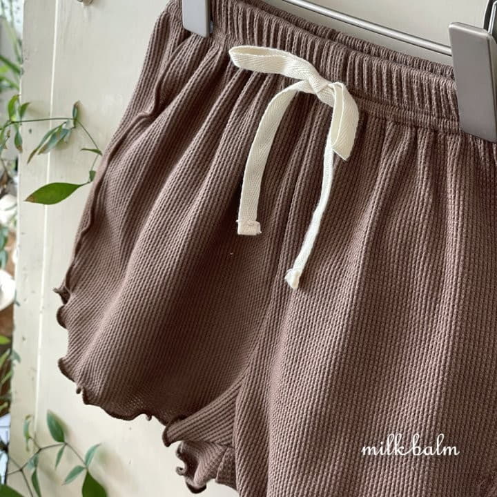 Milk Balm - Korean Children Fashion - #littlefashionista - Milk Waffle Shorts - 2