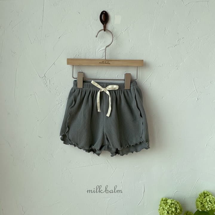 Milk Balm - Korean Children Fashion - #stylishchildhood - Milk Waffle Shorts - 8