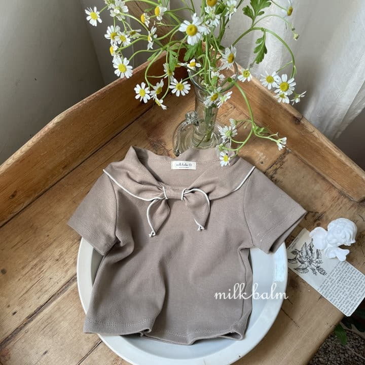 Milk Balm - Korean Children Fashion - #todddlerfashion - Hazle Short Sleeves Tee - 5