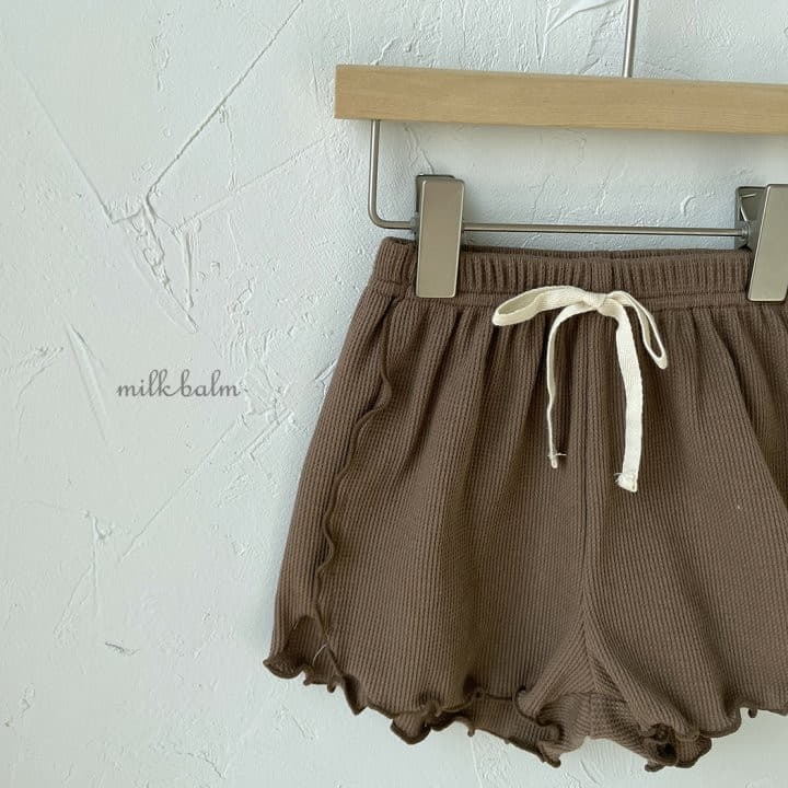 Milk Balm - Korean Children Fashion - #toddlerclothing - Milk Waffle Shorts - 7