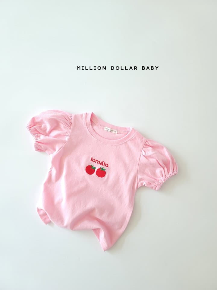 Million Dollar Baby - Korean Children Fashion - #childofig - Tomato Shirring Tee