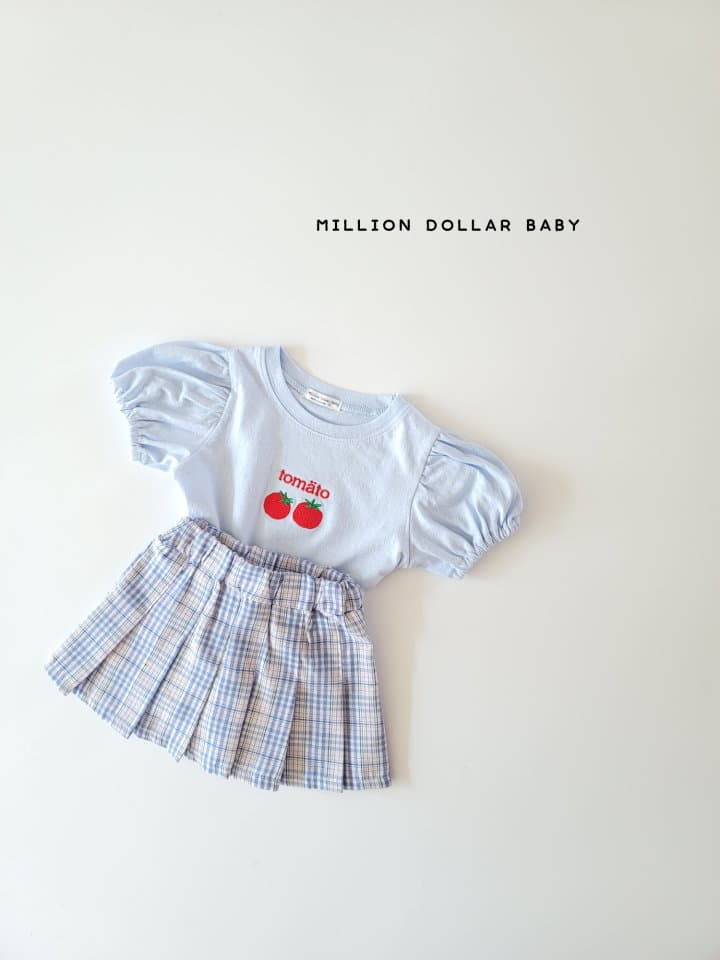 Million Dollar Baby - Korean Children Fashion - #fashionkids - Tomato Shirring Tee - 5