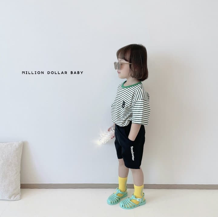 Million Dollar Baby - Korean Children Fashion - #kidzfashiontrend - B Point Stripes Tee - 11