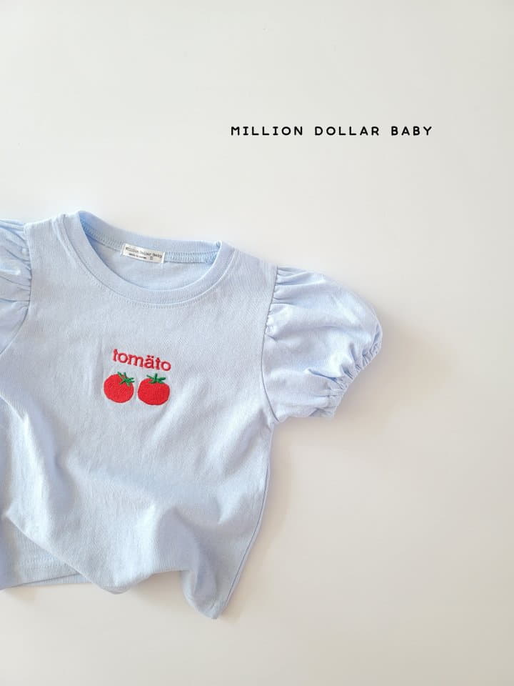 Million Dollar Baby - Korean Children Fashion - #littlefashionista - Tomato Shirring Tee - 10