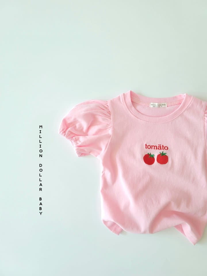 Million Dollar Baby - Korean Children Fashion - #magicofchildhood - Tomato Shirring Tee - 11