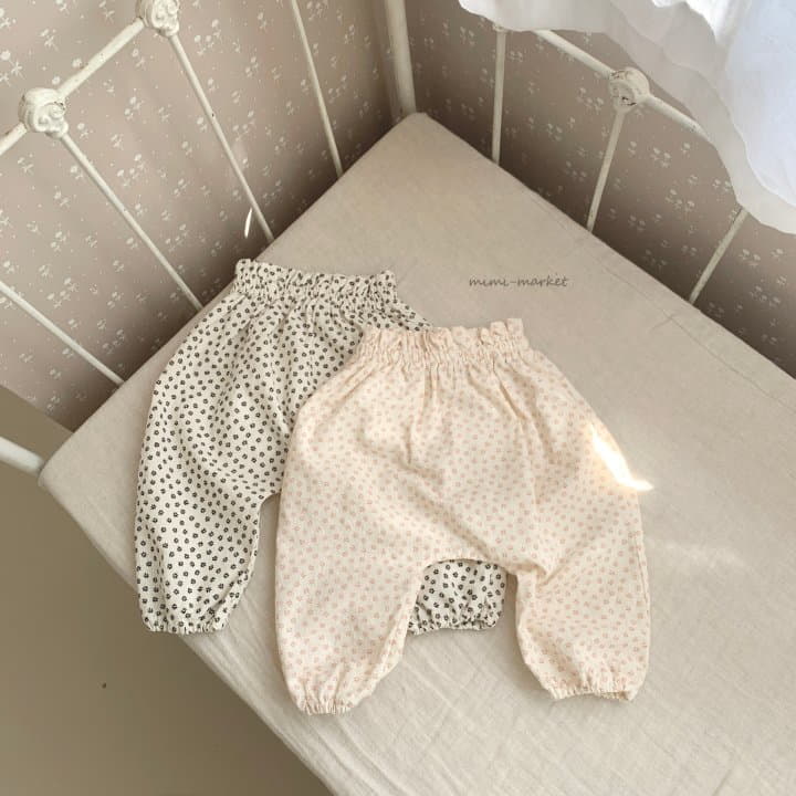 Mimi Market - Korean Baby Fashion - #babyboutiqueclothing - Small Flower Pants - 8