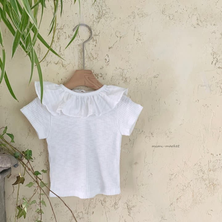 Mimi Market - Korean Baby Fashion - #babygirlfashion - J Frill Tee - 6