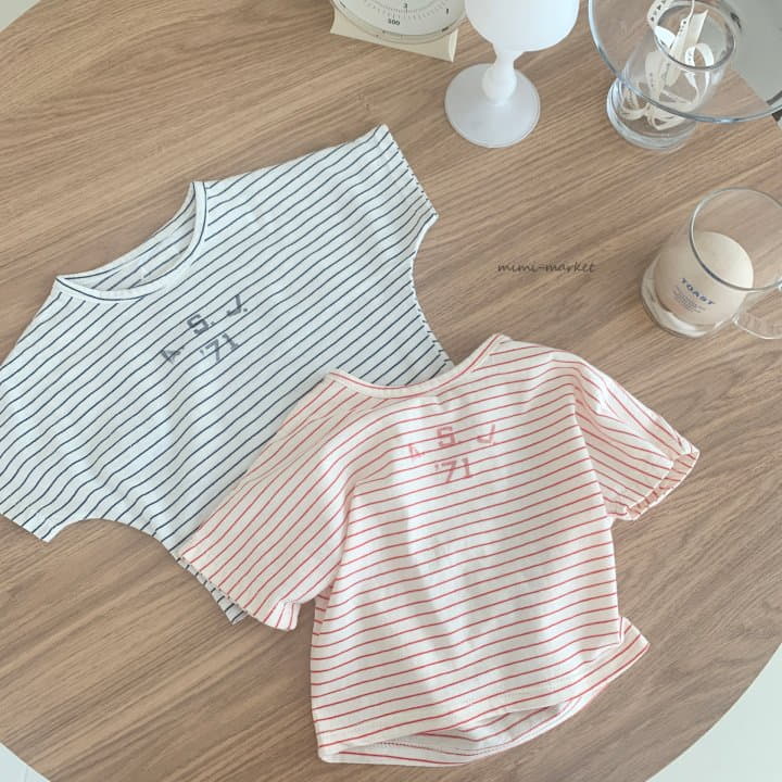 Mimi Market - Korean Baby Fashion - #babylifestyle - 71 Stripes Tee