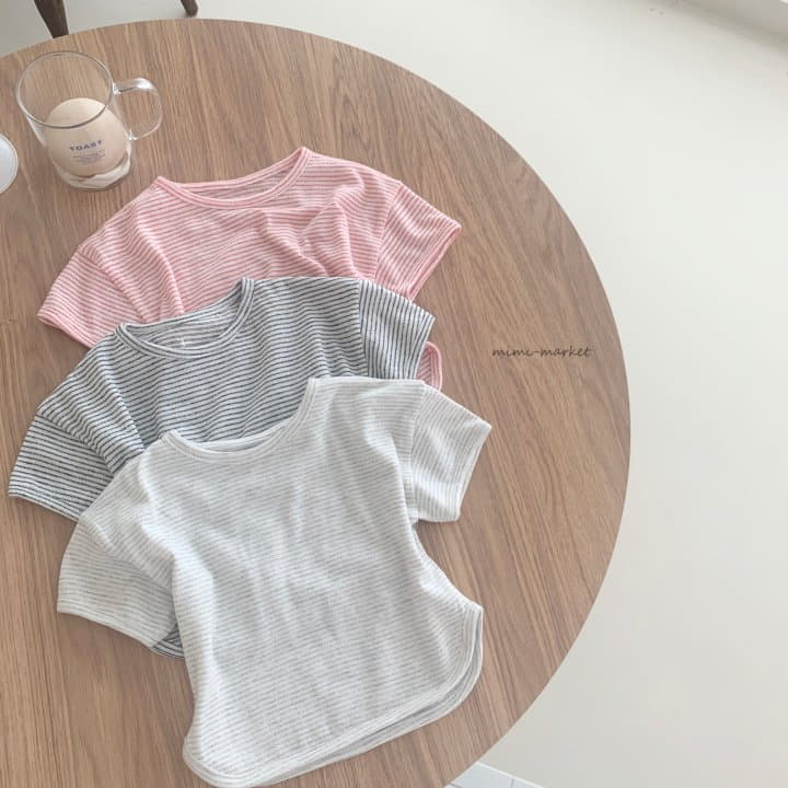 Mimi Market - Korean Baby Fashion - #babyootd - Mi Love Stripes Tee