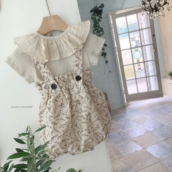 Mimi Market - Korean Baby Fashion - #babyootd - Watsom Pot Dungarees - 11