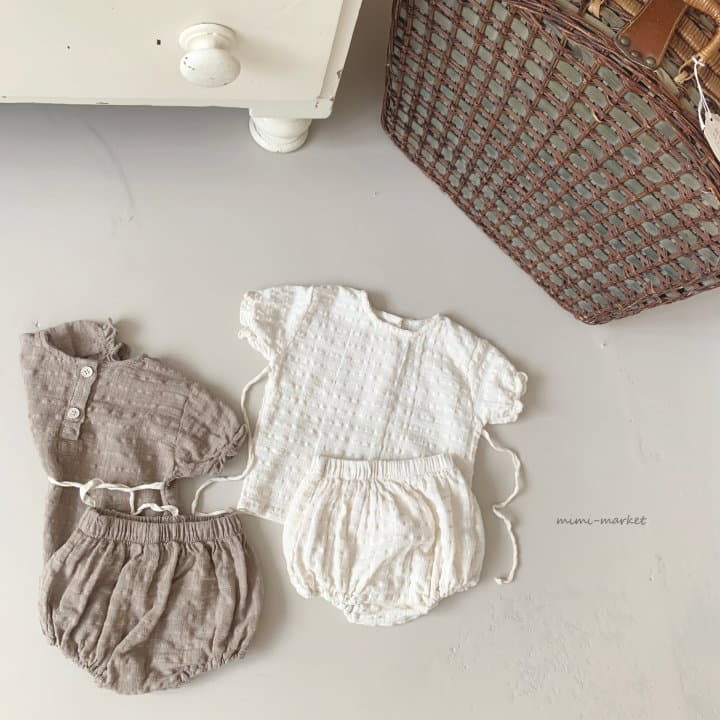 Mimi Market - Korean Baby Fashion - #babyootd - May Top Bottom Set