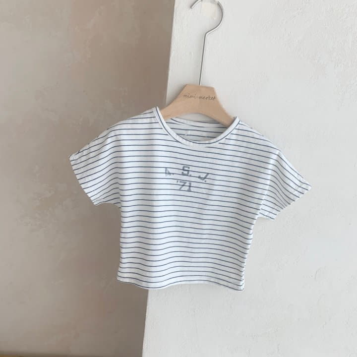 Mimi Market - Korean Baby Fashion - #onlinebabyboutique - 71 Stripes Tee - 7