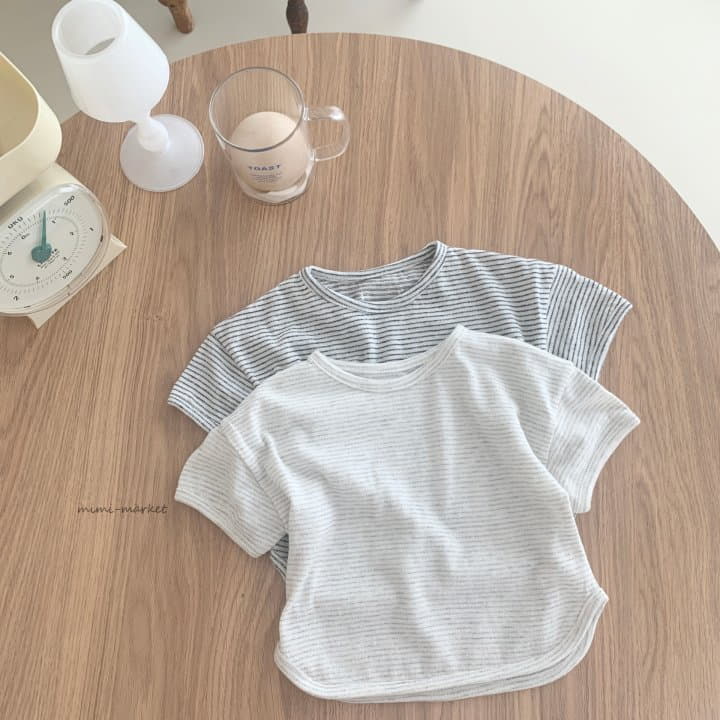 Mimi Market - Korean Baby Fashion - #onlinebabyshop - Mi Love Stripes Tee - 6