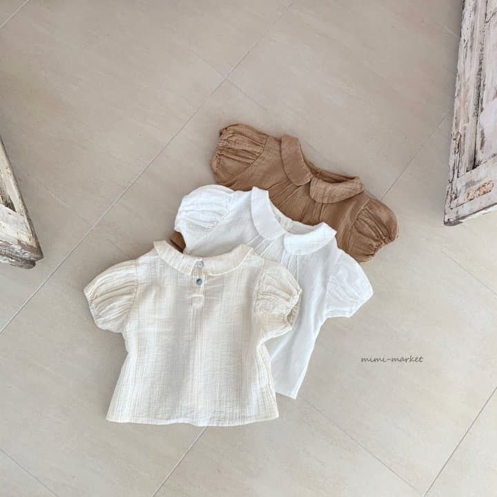 Mimi Market - Korean Baby Fashion - #onlinebabyshop - Pintuck Blouse - 4