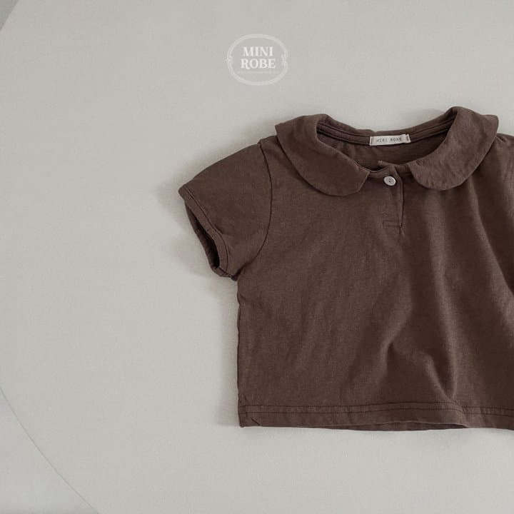 Mini Robe - Korean Baby Fashion - #smilingbaby - Marlang Collar Tee - 4