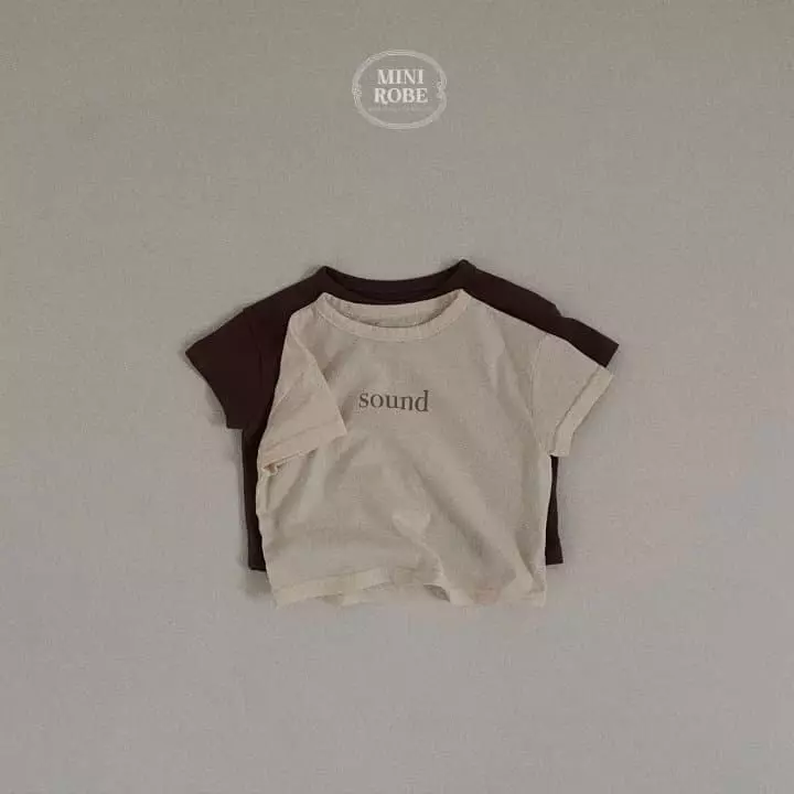 Mini Robe - Korean Baby Fashion - #babyboutiqueclothing - Sound Tee - 8