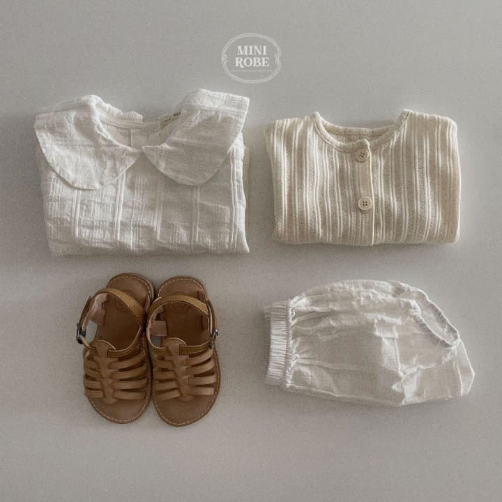 Mini Robe - Korean Baby Fashion - #babyoninstagram - Dungka Top Bottom Set - 12