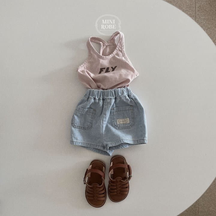 Mini Robe - Korean Baby Fashion - #babyoutfit - Fly Sleeveless Tee - 11