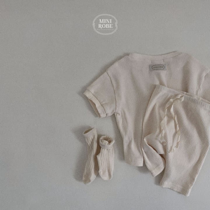 Mini Robe - Korean Baby Fashion - #onlinebabyshop - Shushu Rib Tee - 10