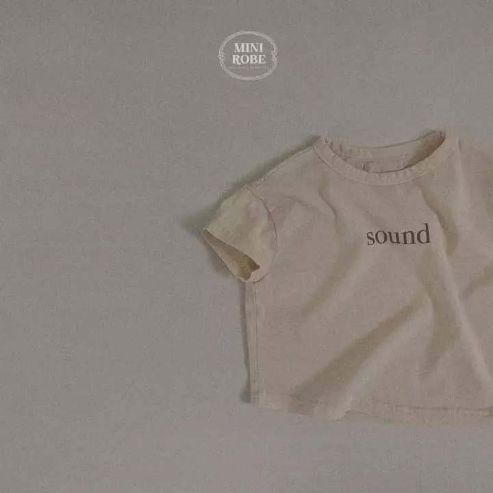 Mini Robe - Korean Baby Fashion - #smilingbaby - Sound Tee - 6