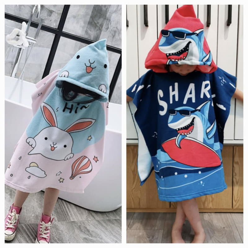 Miso - Korean Children Fashion - #kidsstore - Beach Towel Cape