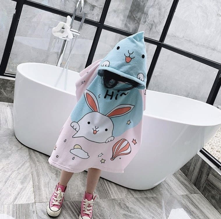 Miso - Korean Children Fashion - #Kfashion4kids - Beach Towel Cape - 4