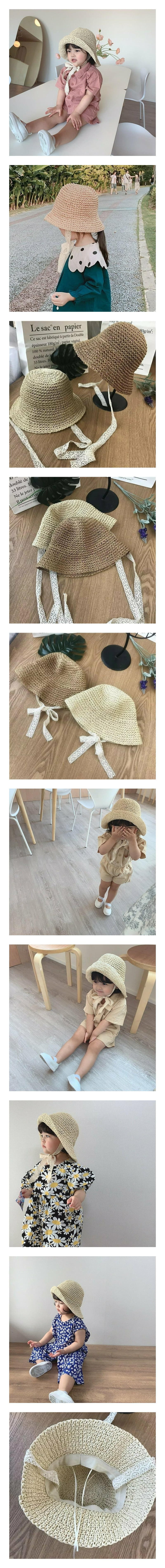 Miso - Korean Children Fashion - #magicofchildhood - Love Me Straw Hat