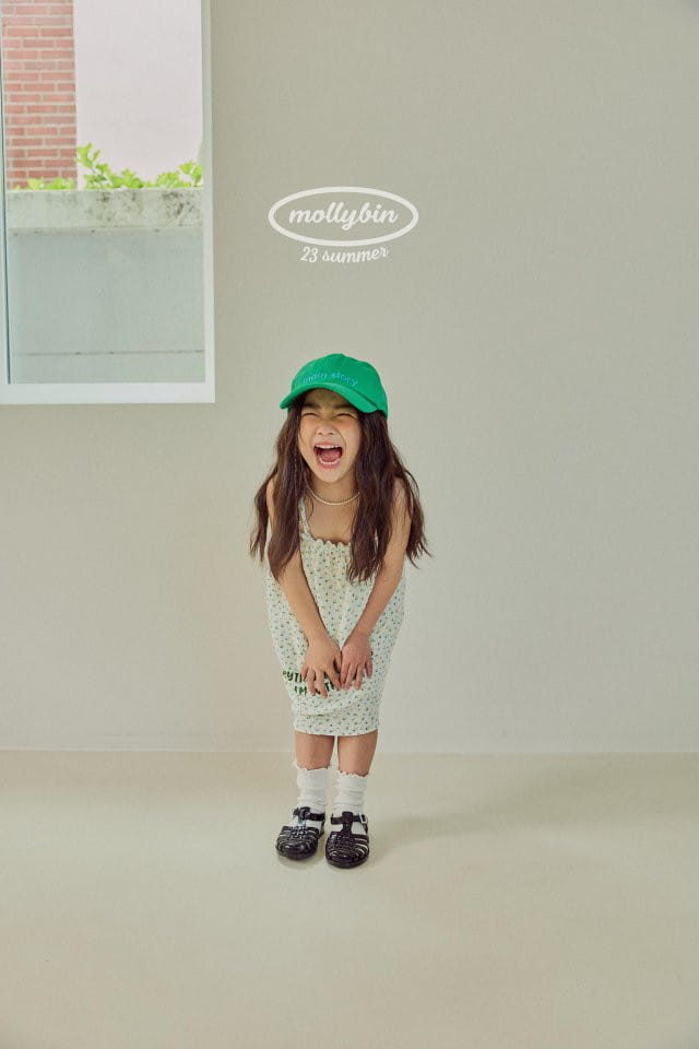 Mollybin - Korean Children Fashion - #Kfashion4kids - Flower Smocking One-piece - 6