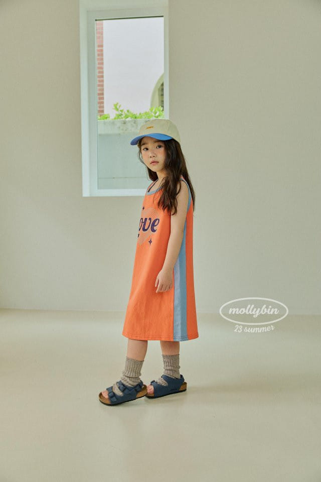 Mollybin - Korean Children Fashion - #childofig - Love Color One-piece - 5