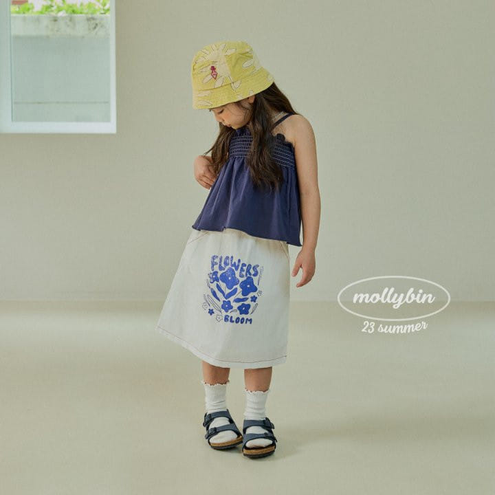 Mollybin - Korean Children Fashion - #designkidswear - Flower Skirt