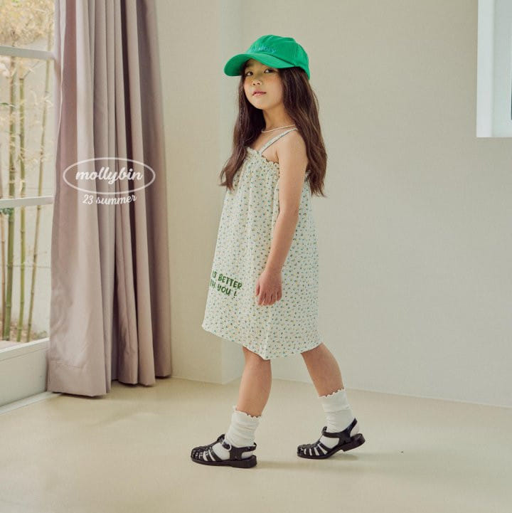 Mollybin - Korean Children Fashion - #discoveringself - Flower Smocking One-piece