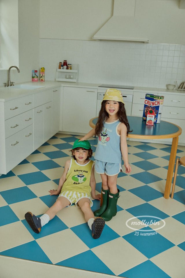 Mollybin - Korean Children Fashion - #discoveringself - Summer Rabbit Top Bottom Set - 12