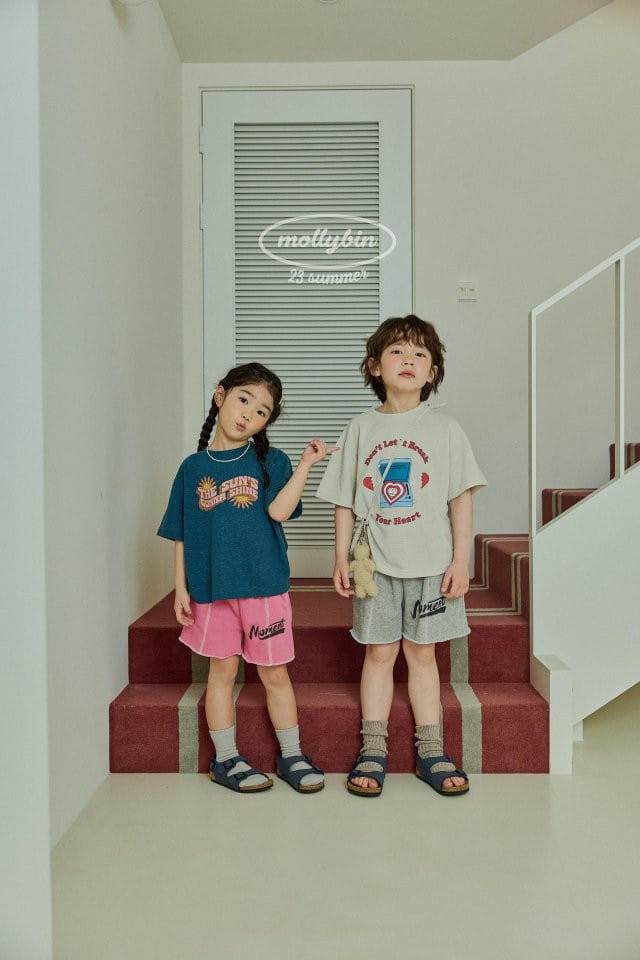 Mollybin - Korean Children Fashion - #discoveringself - Moment Half Shorts - 4