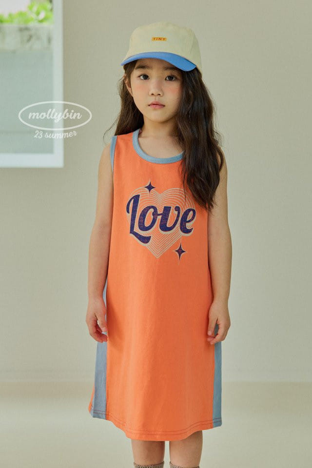 Mollybin - Korean Children Fashion - #kidsshorts - Love Color One-piece - 11