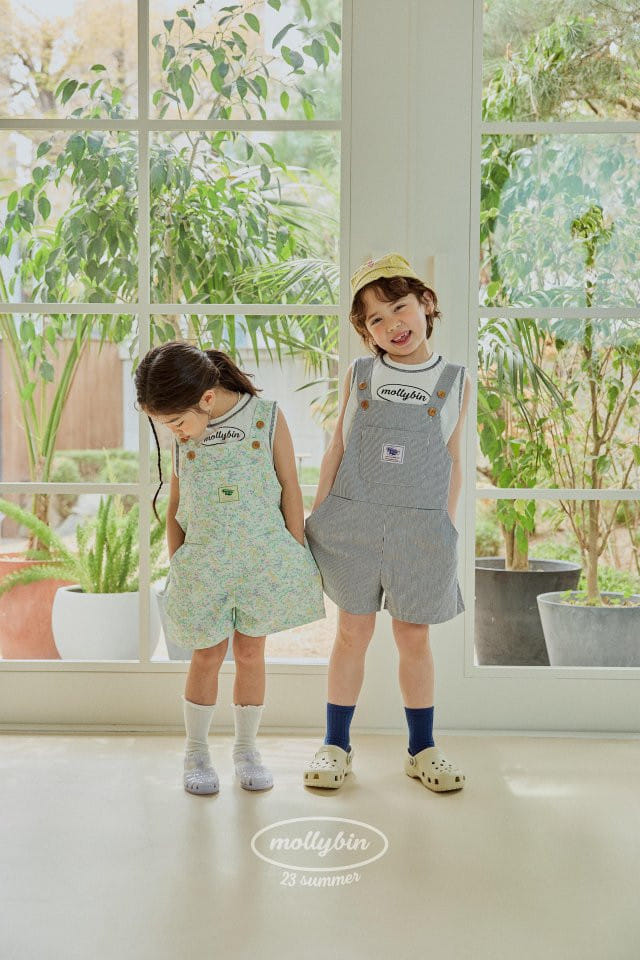 Mollybin - Korean Children Fashion - #kidsshorts - Molly Overalls Pants - 10