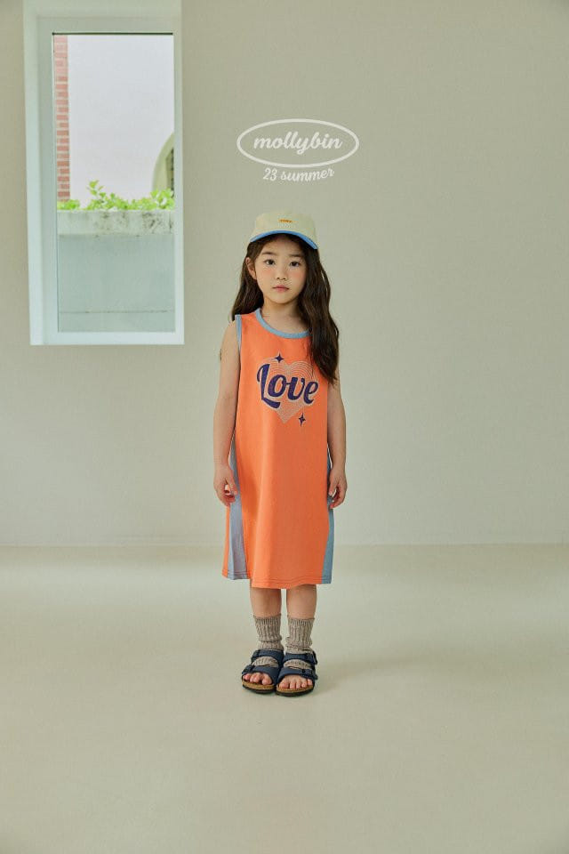 Mollybin - Korean Children Fashion - #kidsstore - Love Color One-piece - 12