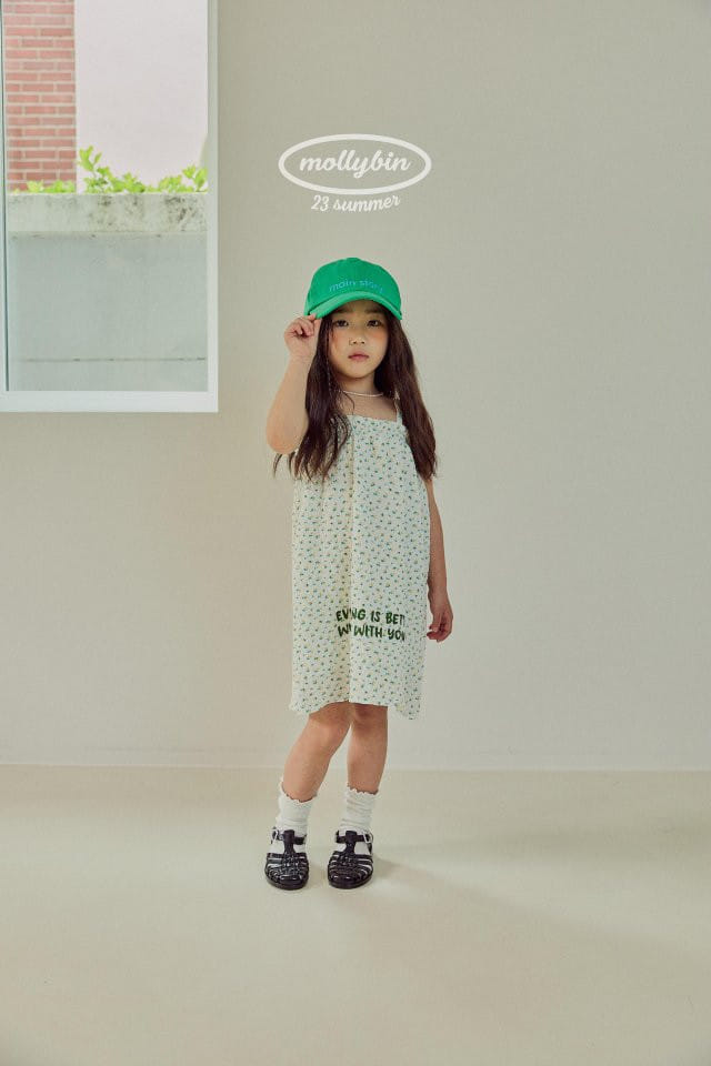 Mollybin - Korean Children Fashion - #kidzfashiontrend - Flower Smocking One-piece - 5