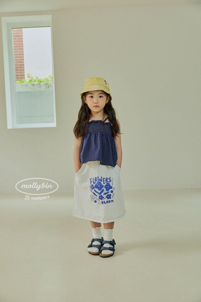 Mollybin - Korean Children Fashion - #littlefashionista - Flower Skirt - 8