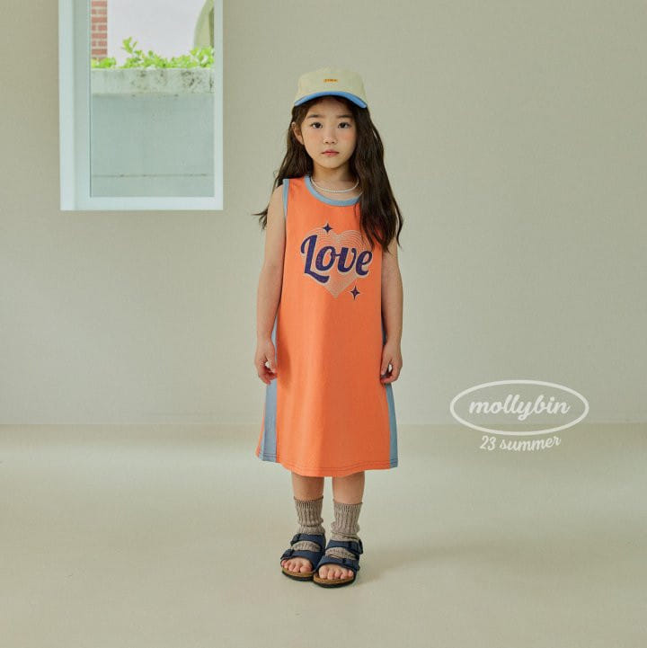 Mollybin - Korean Children Fashion - #magicofchildhood - Love Color One-piece - 2