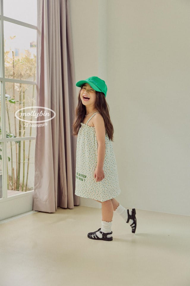 Mollybin - Korean Children Fashion - #magicofchildhood - Flower Smocking One-piece - 8