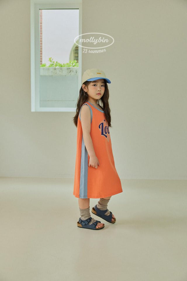 Mollybin - Korean Children Fashion - #minifashionista - Love Color One-piece - 4