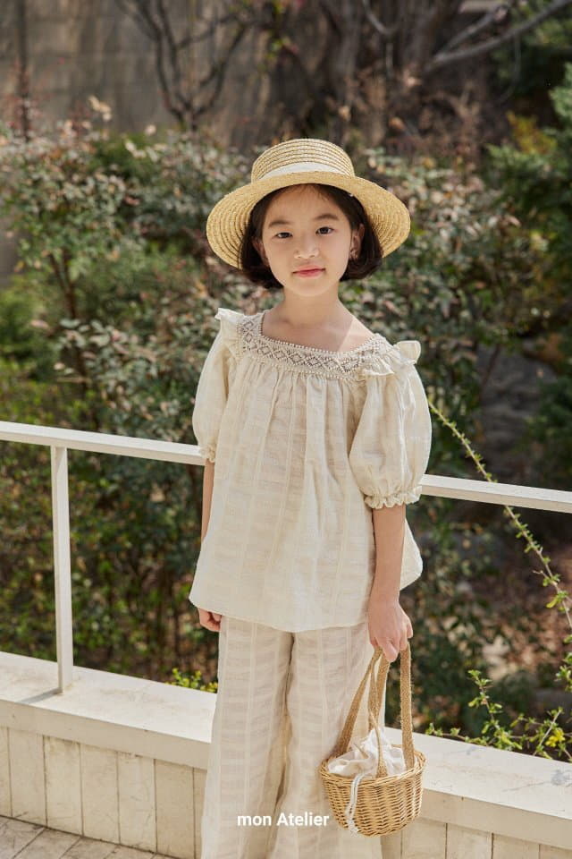 Mon Atelier - Korean Children Fashion - #kidzfashiontrend - Moroco Top Bottom Set - 4