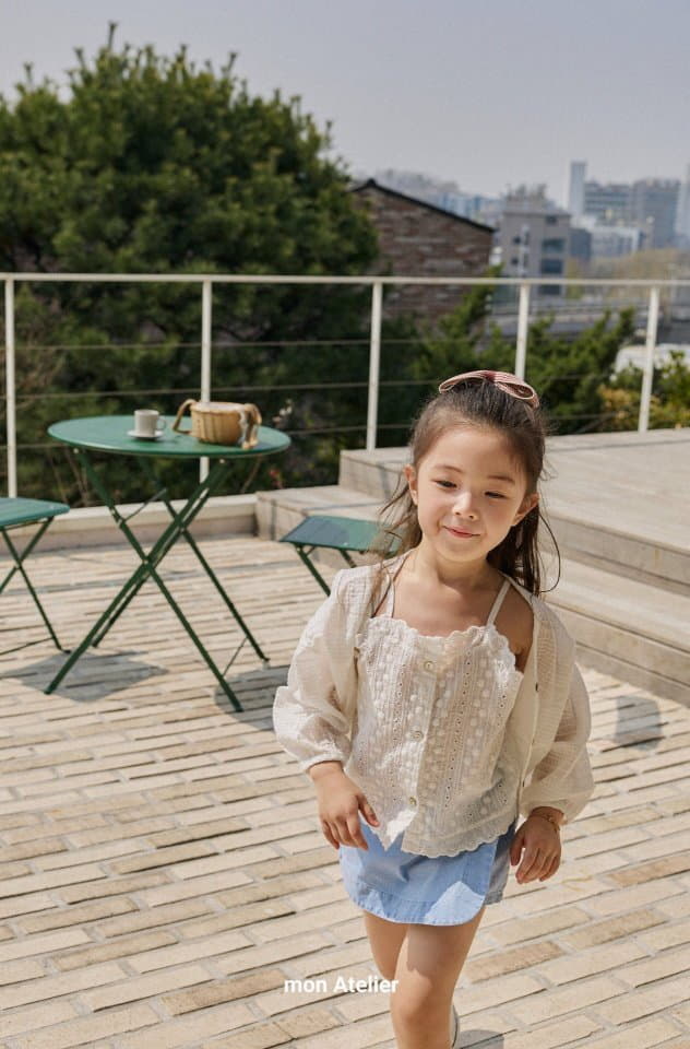 Mon Atelier - Korean Children Fashion - #Kfashion4kids - Check Cardigan - 12