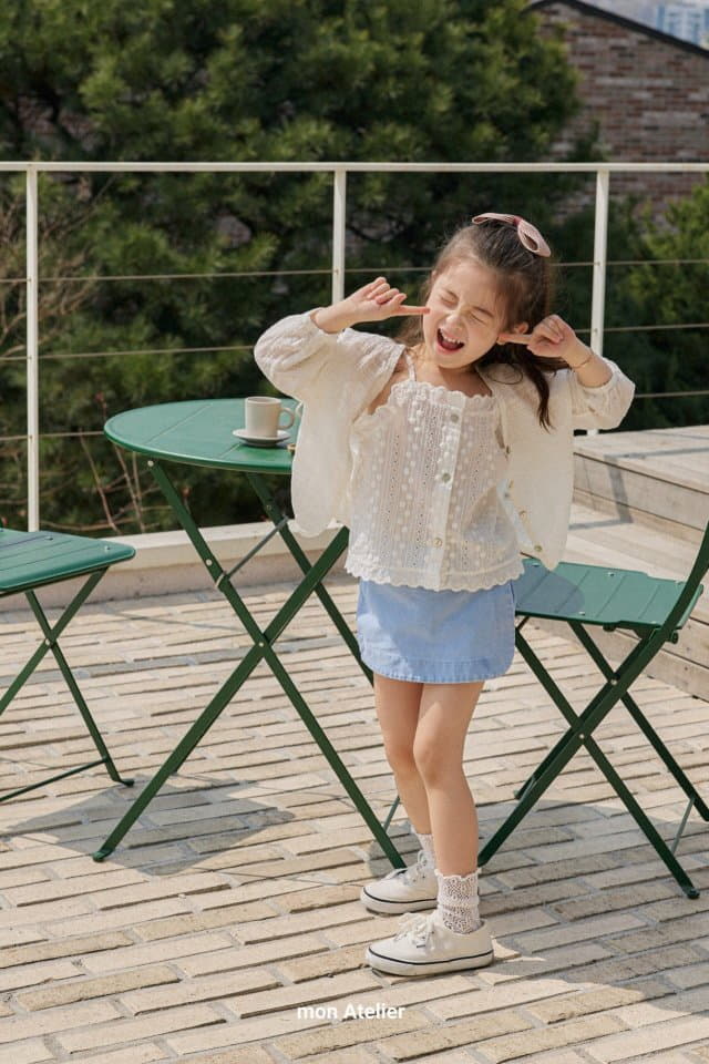 Mon Atelier - Korean Children Fashion - #kidzfashiontrend - Lace Bustier - 4