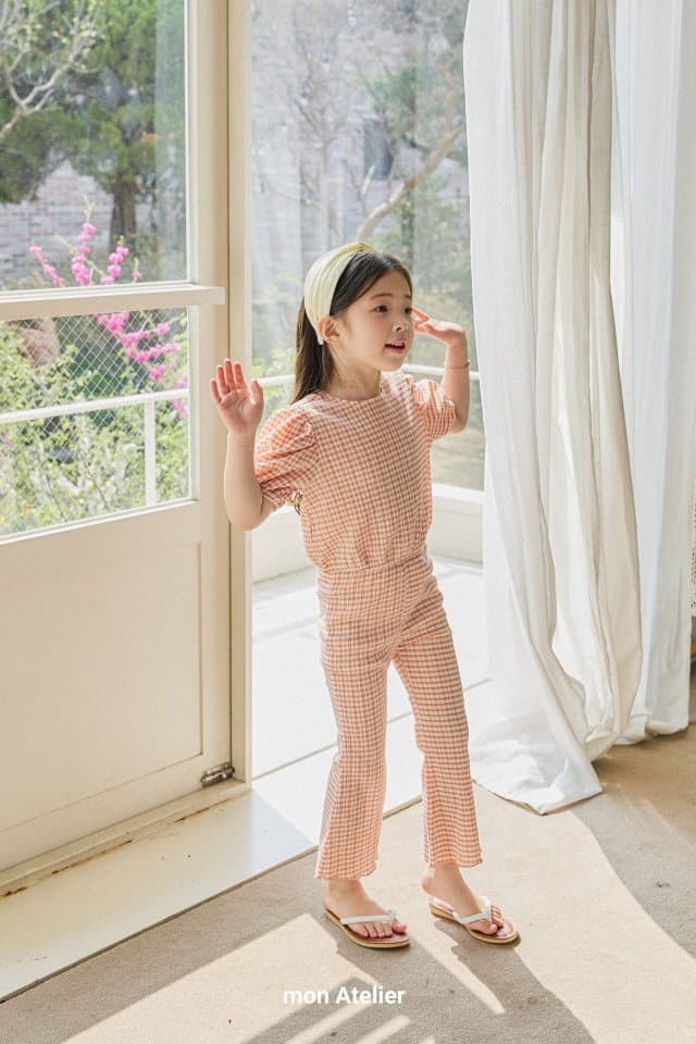 Mon Atelier - Korean Children Fashion - #childofig - Rinkle Top Bottom Set - 11